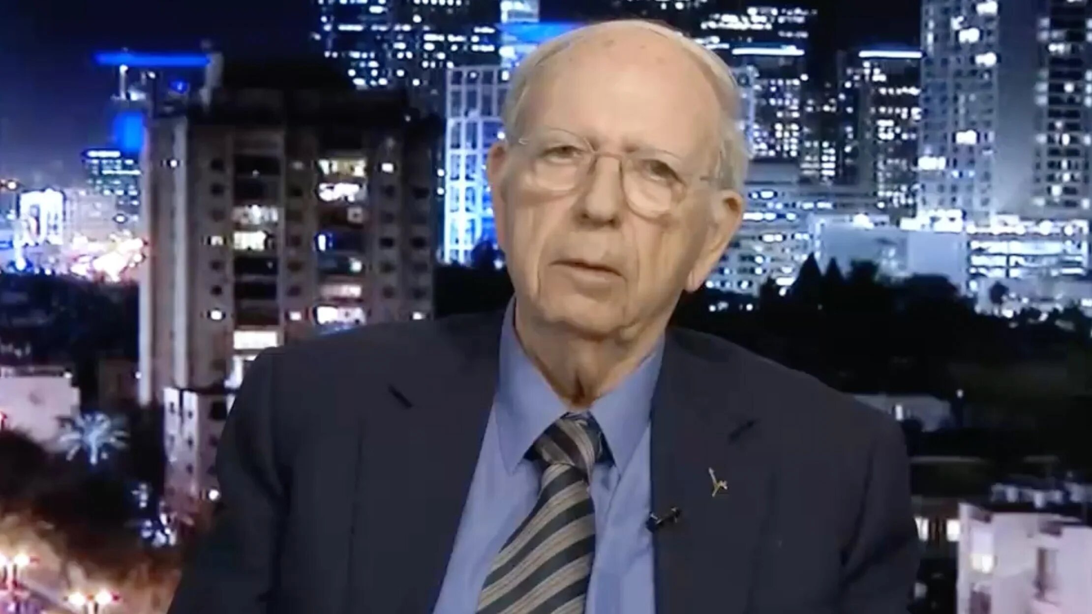 Efraim Halevy, the former director of Israel’s Mossad spy agency, was speaking on CNN, when he made the comments on Iran  (Screengrab/CNN)