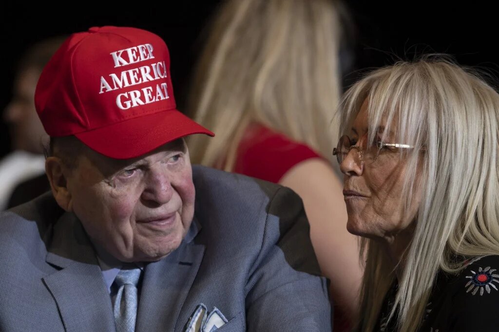 Sheldon Adelson is CEO and chairman of casino company Las Vegas Sands