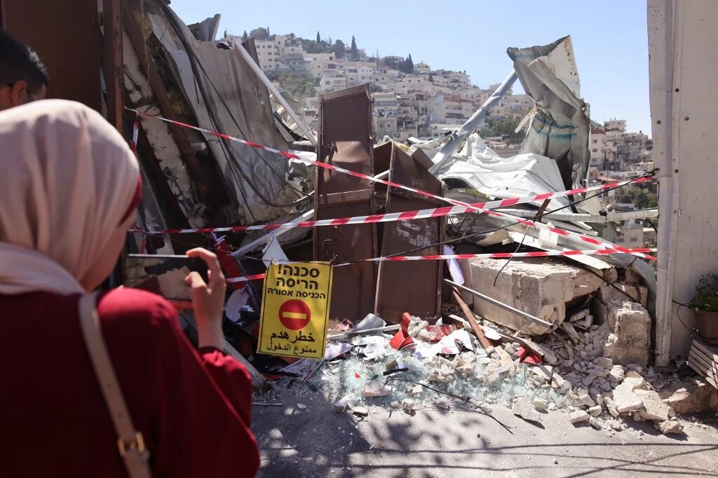 Israeli-annexed East Jerusalem's Palestinian neighbourhood of Silwan 