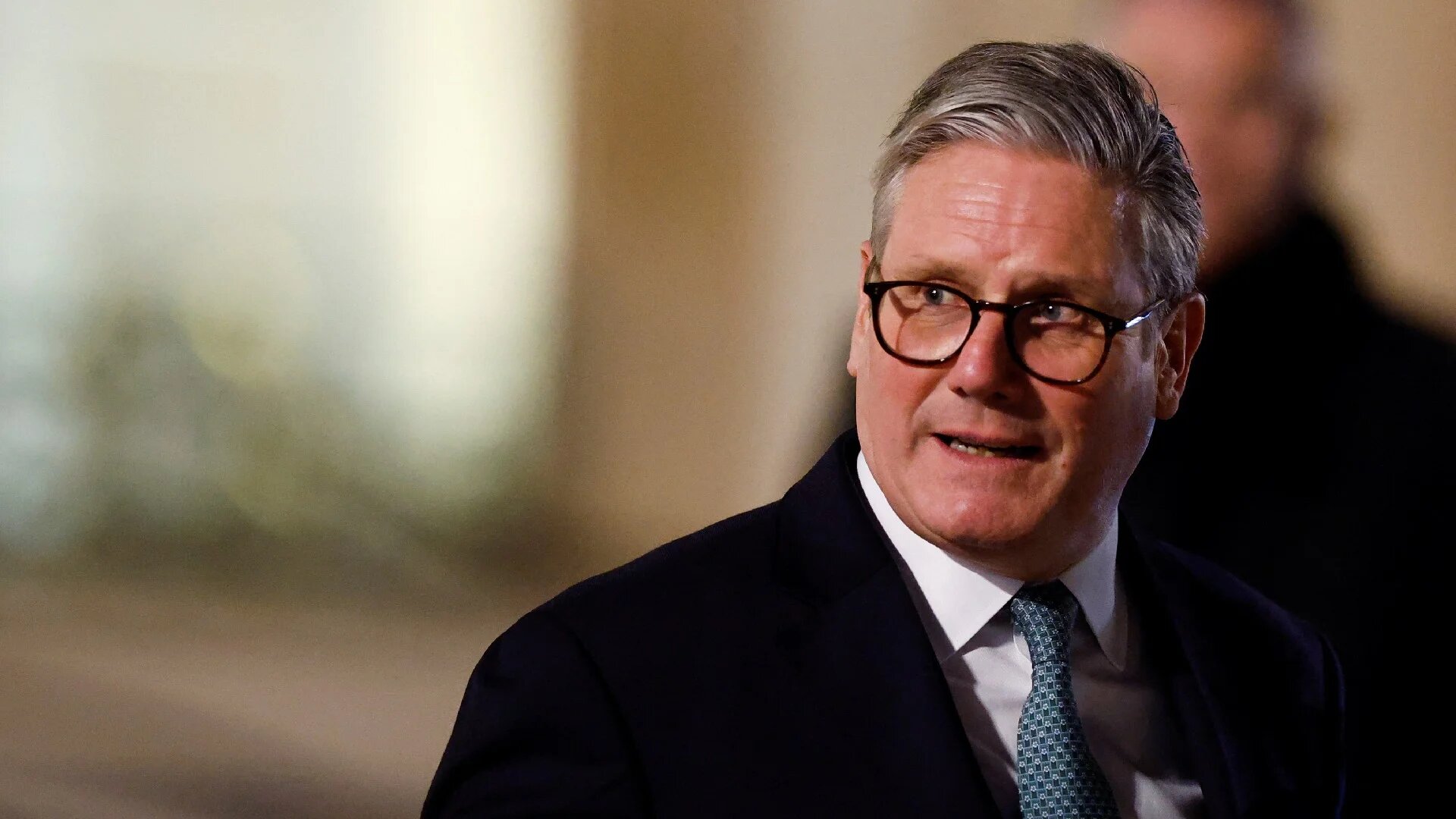 Britain's Prime Minister Keir Starmer leaves a meeting with European leaders on Ukraine and European security at the Elysee Palace in Paris, France on 17 February (Reuters)
