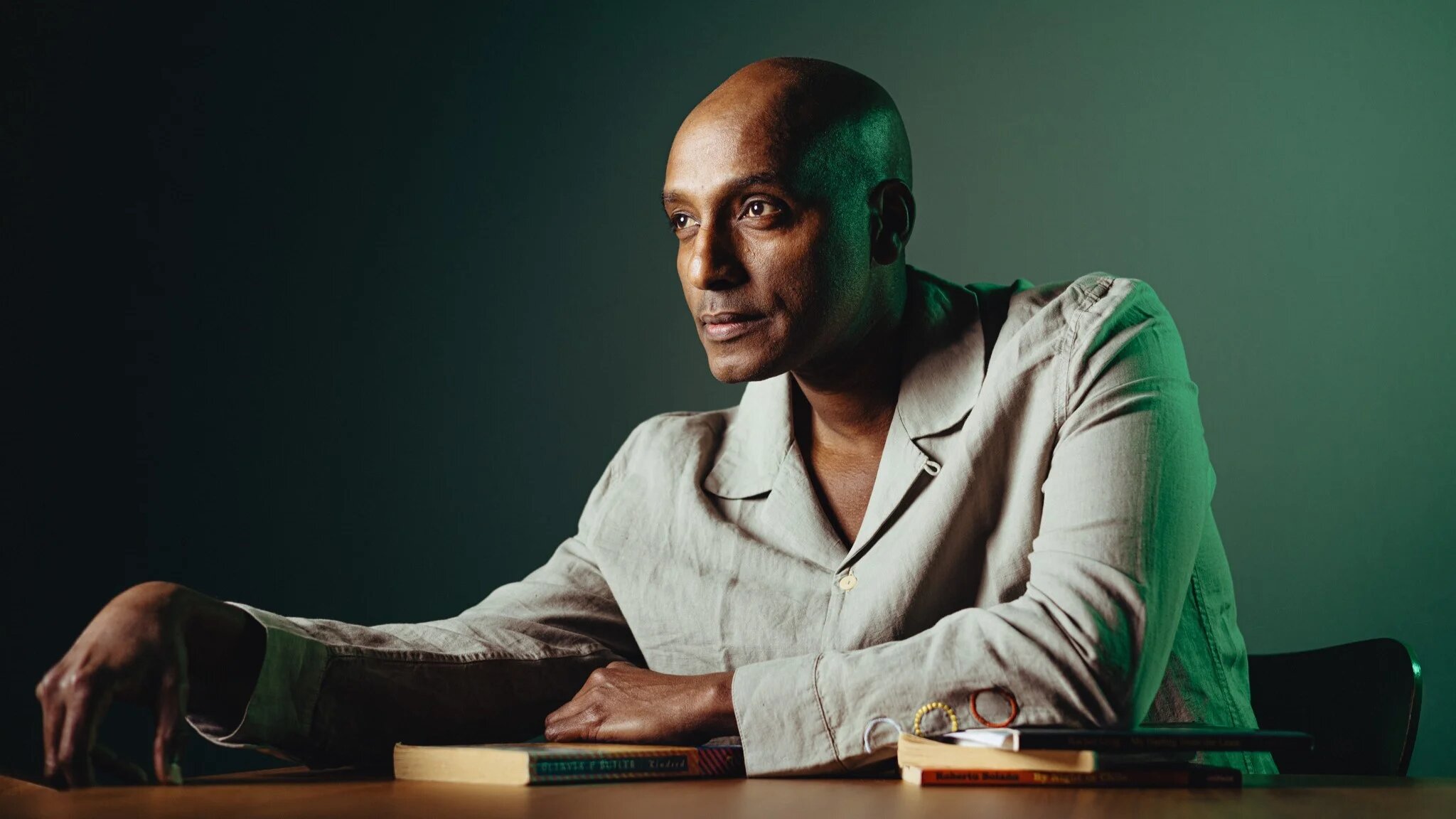 Sulaiman Addonia spent time in a refugee camp in Sudan and in Saudi Arabia before arriving in London (Michiel Devijver)