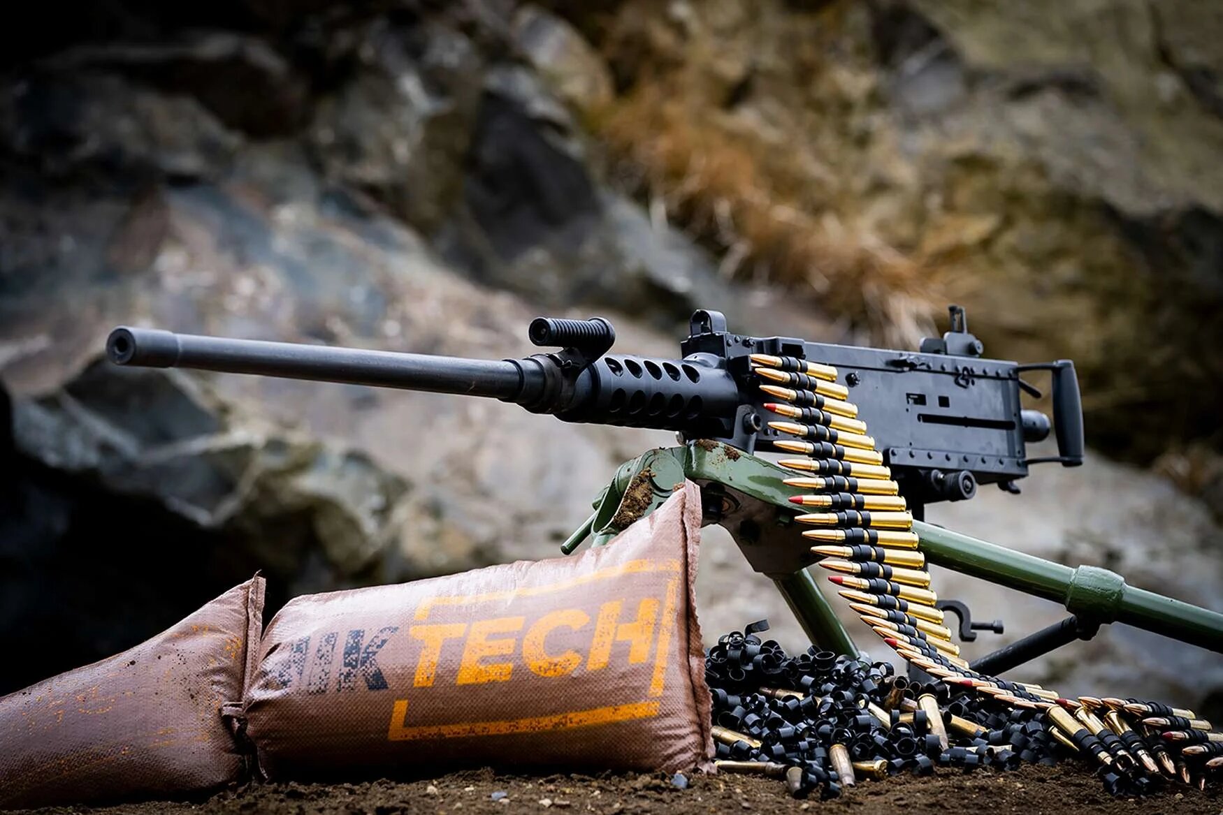 A Canik M2 QCB model heavy machine gun produced in Turkey (Screen grab/Canik)