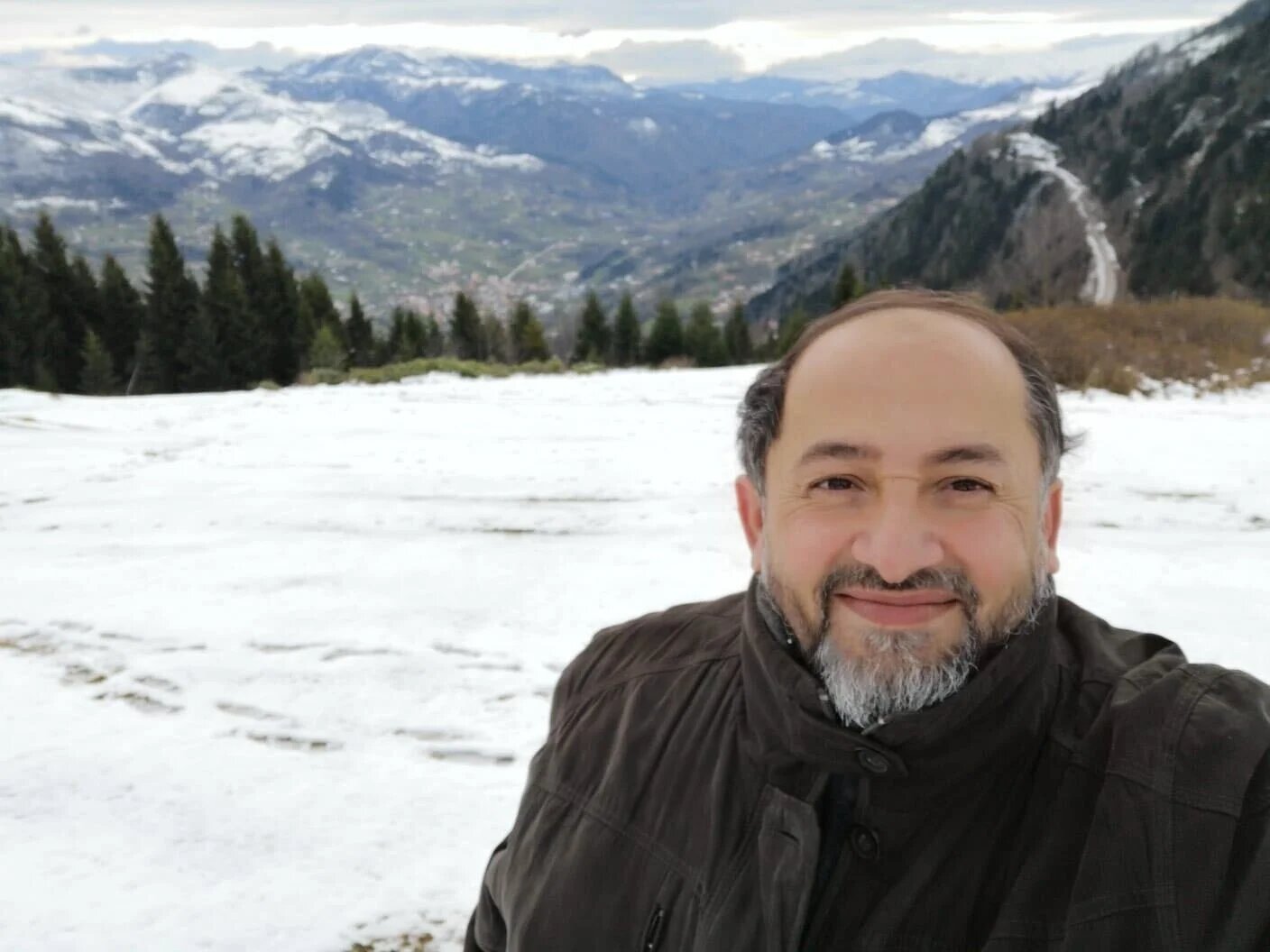 Khalaf al-Romaithi had lived in exile in Turkey, where he is pictured in a recent photo shared with friends, since 2012 (Supplied)