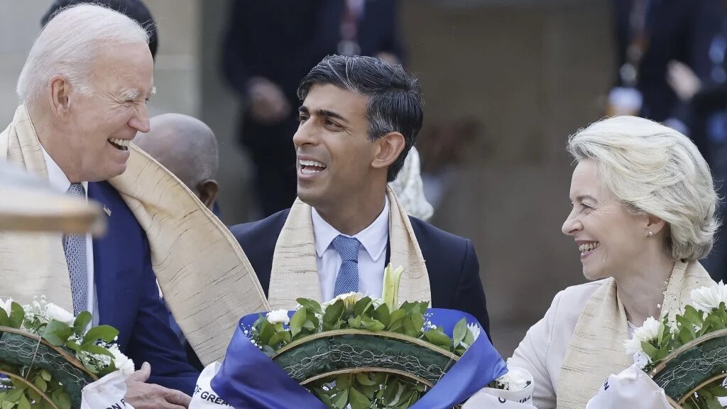 biden-sunak-leyen-g20-delhi