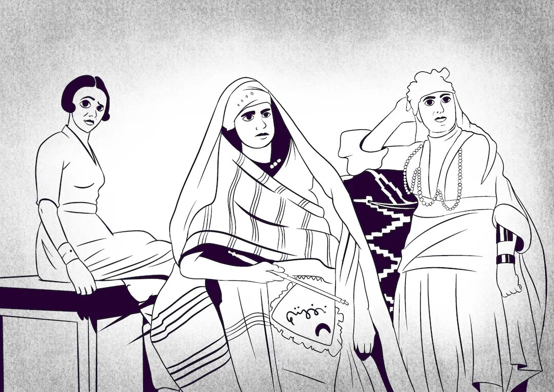 Les récits de voyage de Marga d’Andurain, Isabelle Eberhardt et Emily Keene, permettent de poser un autre regard sur le Maghreb et le Moyen-Orient aux XIXe et XXe siècles (illustrations de Mohamad Elaasar)