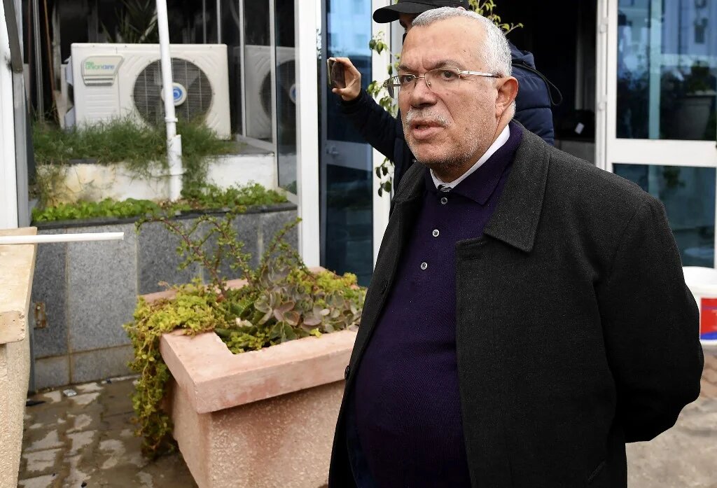 The vice-president of Tunisia's Ennahda movement Noureddine Bhiri, 9 December 2022 in the capital Tunis (AFP)