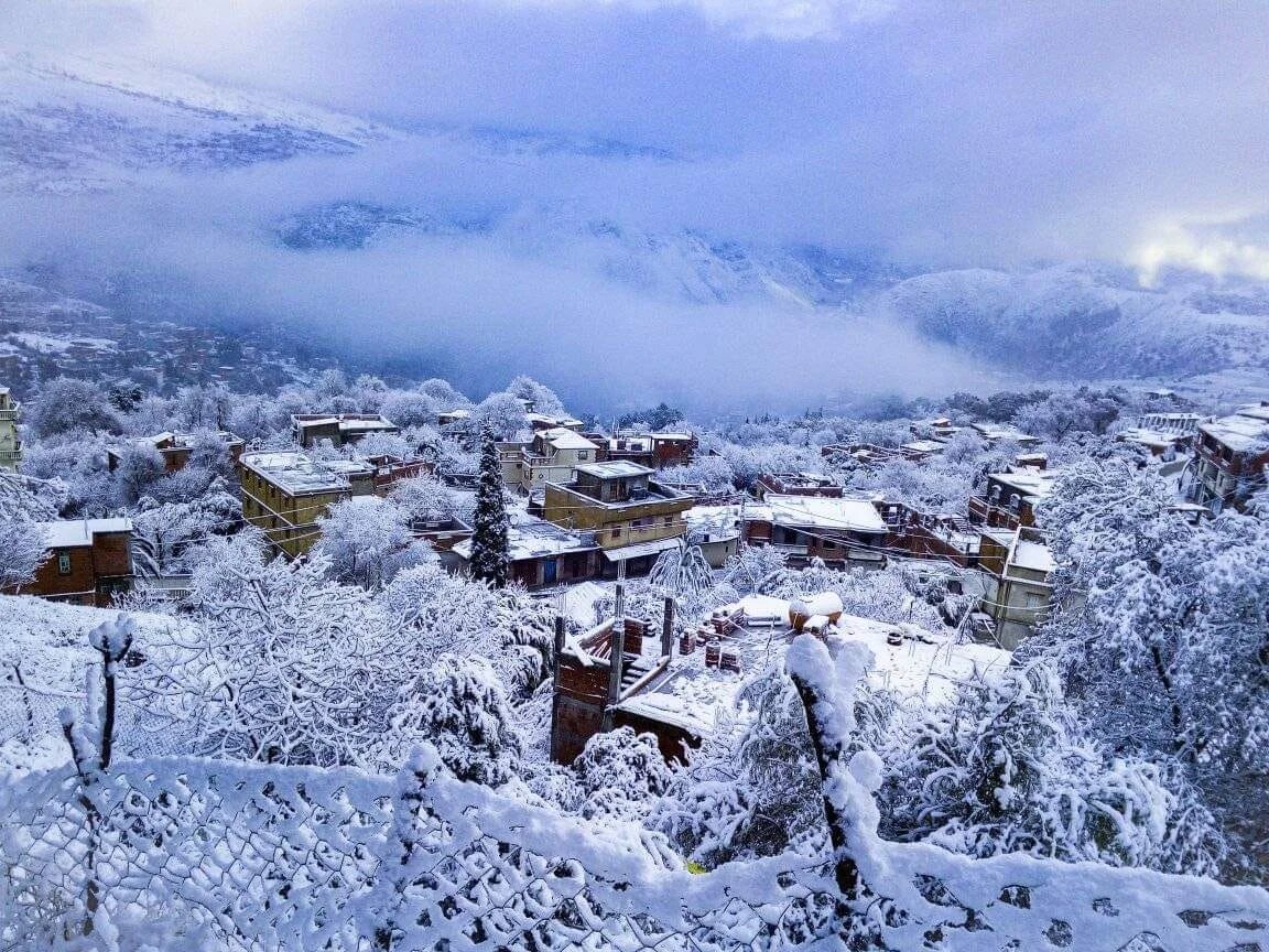 Presque toutes les wilayas (préfectures) du nord ont commencé l’année sous un manteau blanc de 10 à 15 cm (Twitter/@AL24Francais)