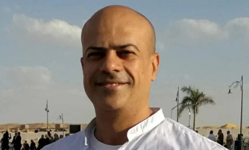 Ayman Hadhoud, 42, was a senior economic adviser to the liberal Reform and Development Party. He died in custody on 5 March (Facebook)