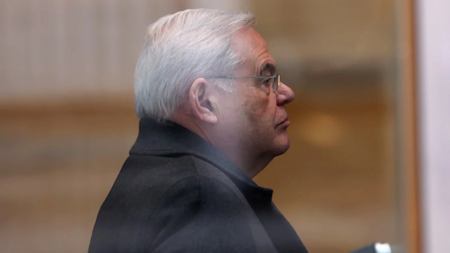 Former Senator Bob Menendez arrives for his sentencing at Manhattan Federal Court on 29 January 2025 in New York City.