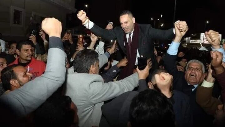 Celebrations outside an appeals court in the city of Mersa Matruh, Egypt on 22 January 2023 (Facebook/Egypt Lawyers Syndicate)