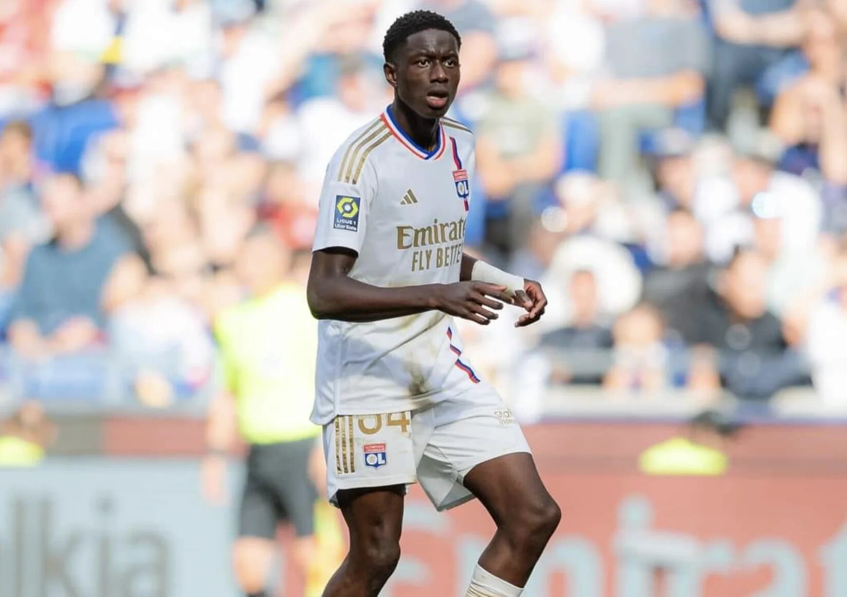 Mahamadou Diawara, jeune milieu de l’Olympique lyonnais (OL), a d’abord été appelé en équipe de France U19, avant d’être finalement remplacé par le Nantais Dehmaine Tabibou Assoumani (Facebook)