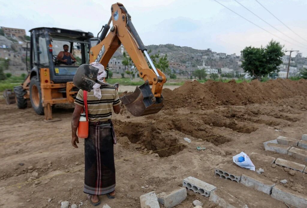 Researchers analysed the burial activity of all cemeteries in the Aden governorate using high-resolution satellite images.