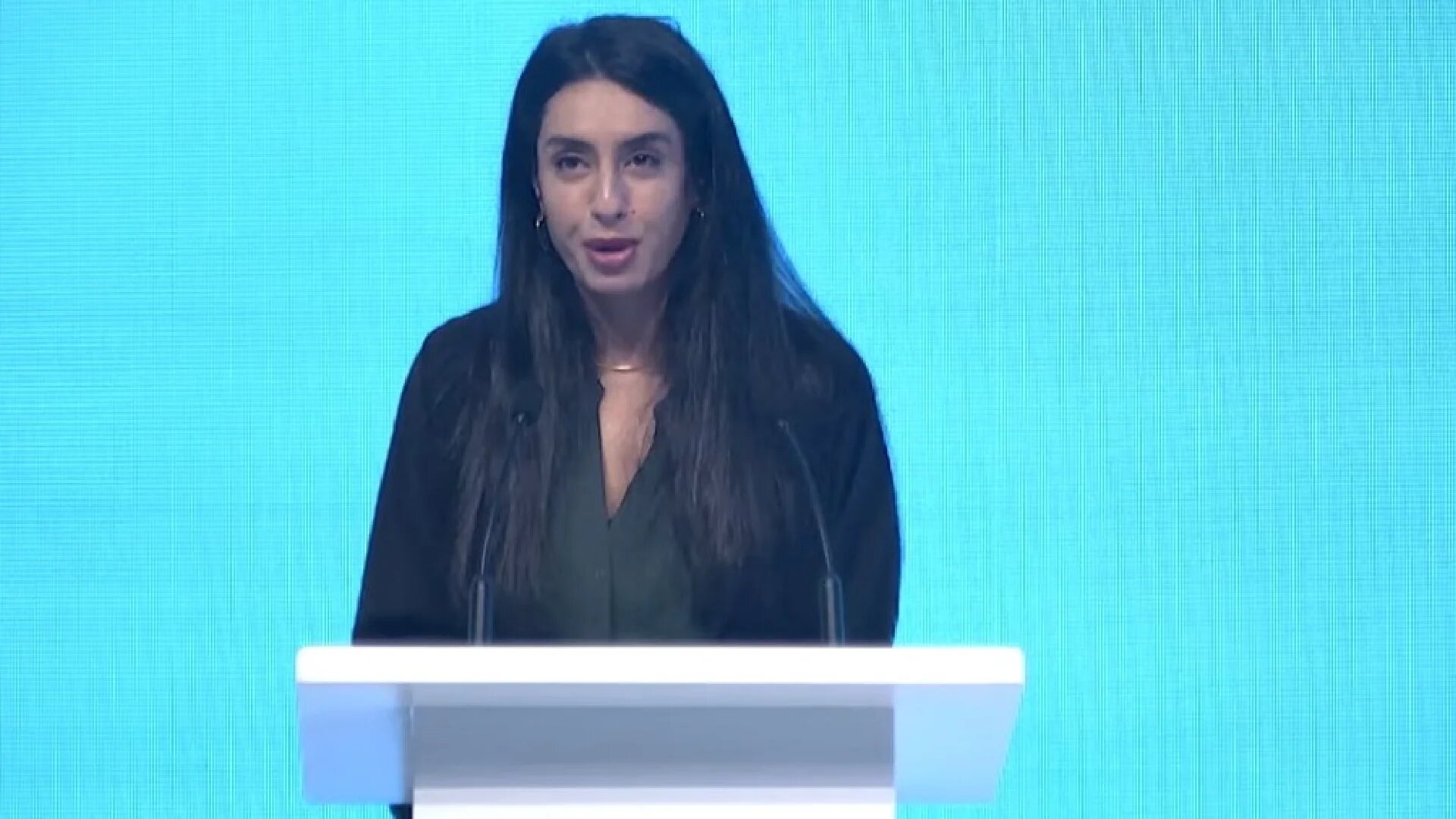 Hind al-Owais is the first Emirati woman to be appointed to an international position at the UN’s headquarters (Youtube/Screengrab)