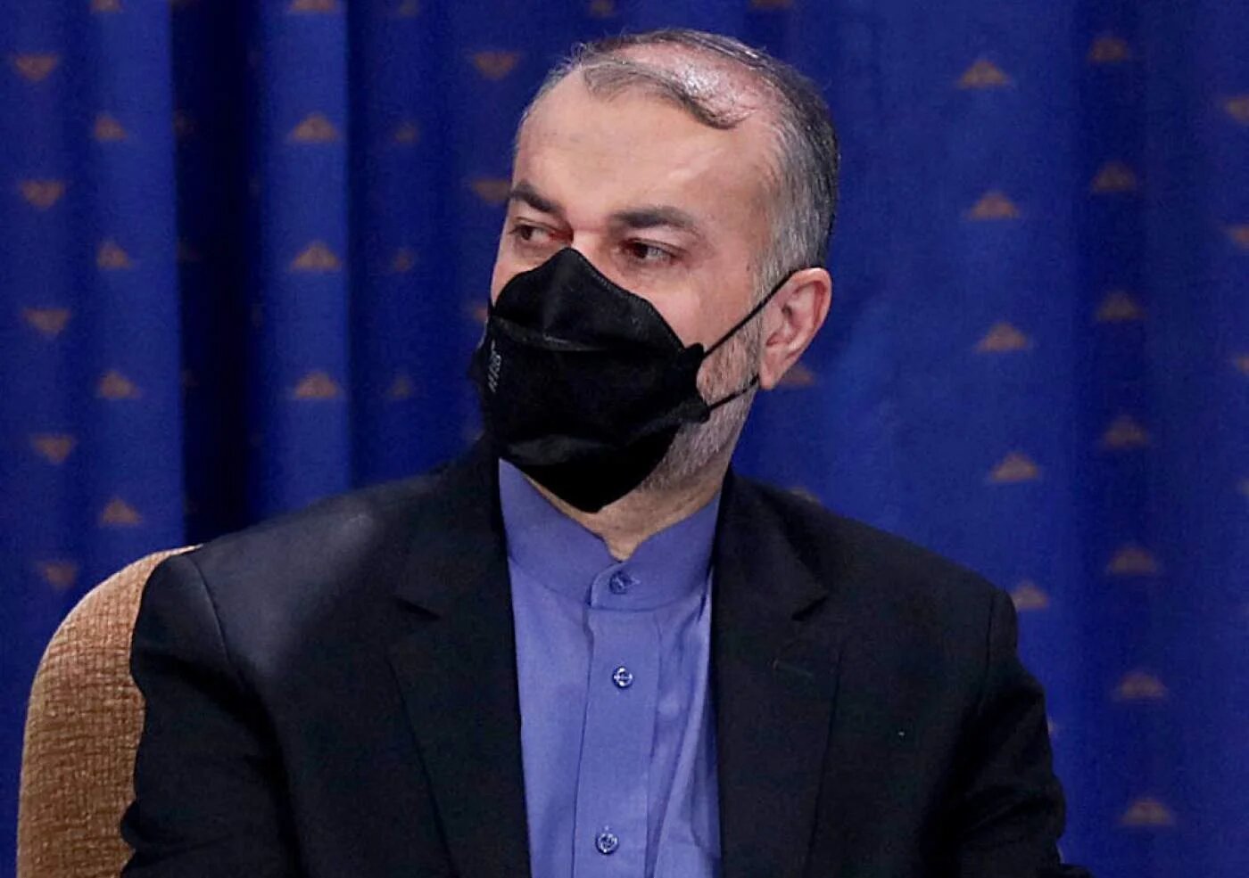 Iranian Foreign Minister Hossein Amir-Abdollahian during the first meeting of the new cabinet in Tehran, on 26 August 2021.