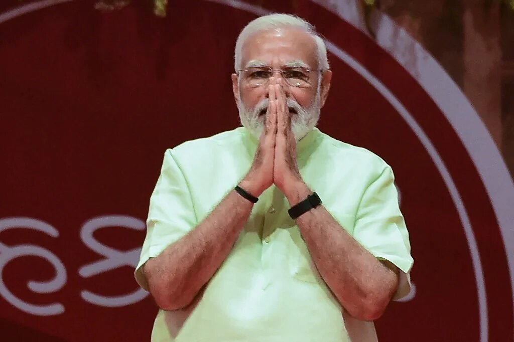 Le parti de Narendra Modi, le Bharatiya Janata Party (BJP), est régulièrement accusé de stigmatiser la minorité musulmane du pays (AFP/Sam Panthaky)