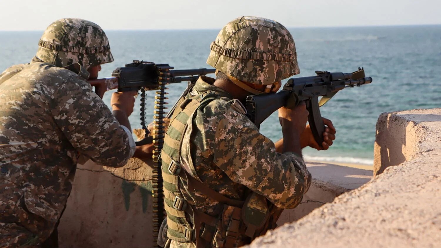 This handout photo provided by Iran's Revolutionary Guard Corps (IRGC) official website Sepah News on 17 January 2023.