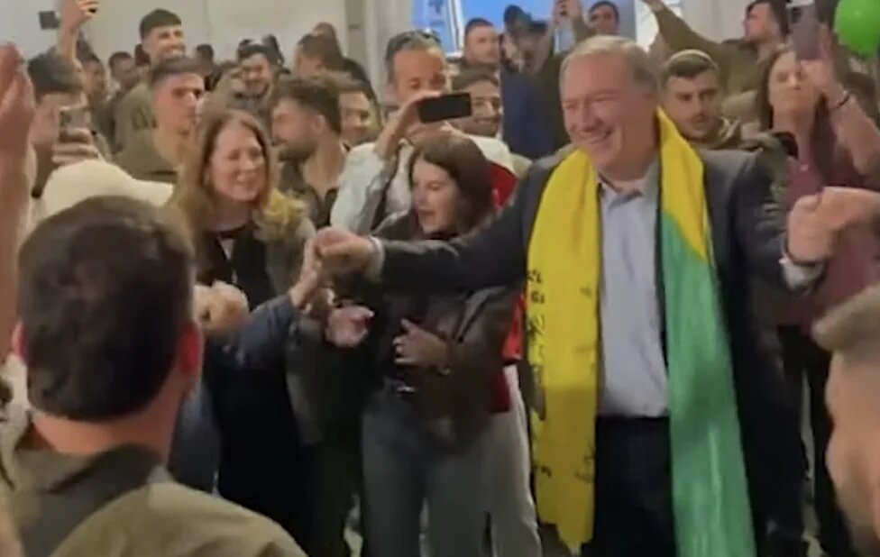 Mike Pompeo avait affirmé que les colonies en Cisjordanie occupée n’étaient pas « contraires au droit international » et en avait visité certaines en 2020, une première pour un secrétaire d’État américain (capture d’écran)