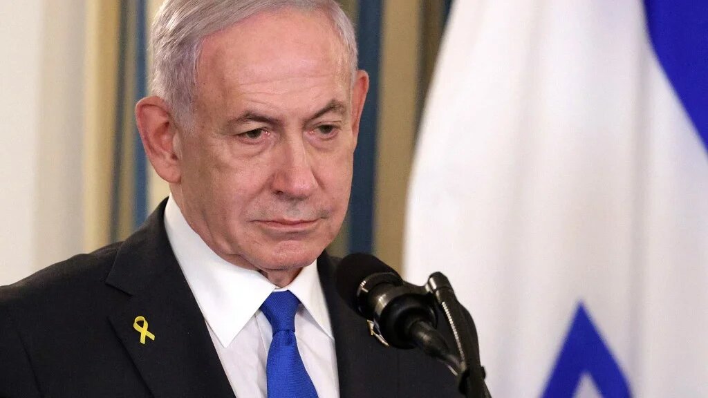 Israeli Prime Minister Benjamin Netanyahu speaks during a news conference in Washington, DC, on 29 September 2025 (Alex Wong/Getty Images/AFP)