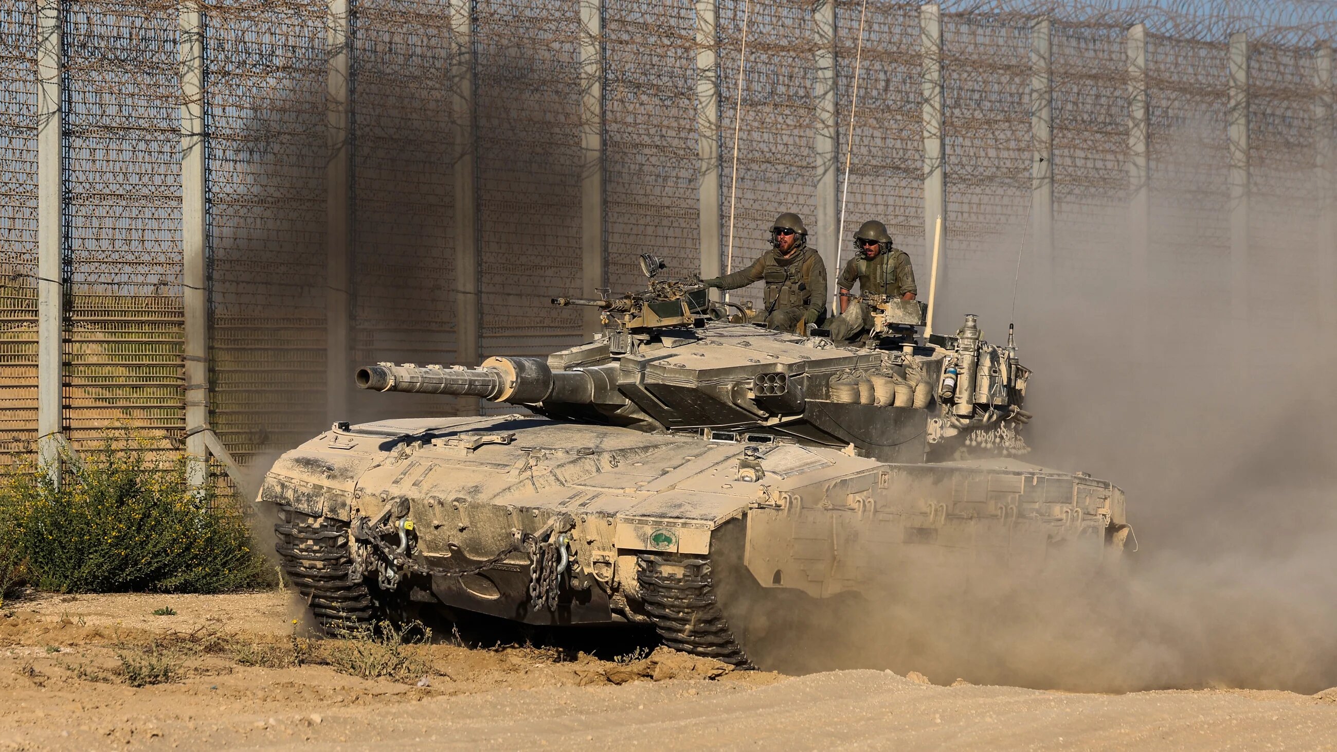 Israeli soldiers patrol areas in Gaza on 21 October, 2024 (AFP/Jack Guez)