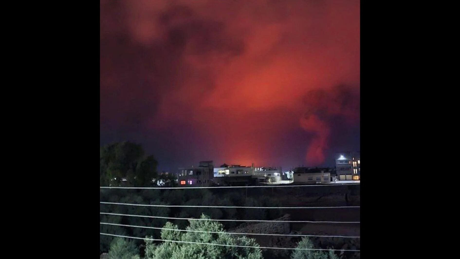 Smoke rises following Israeli strikes on the Daraa countryside, southwestern Syria, on 3 June 2025 (X)