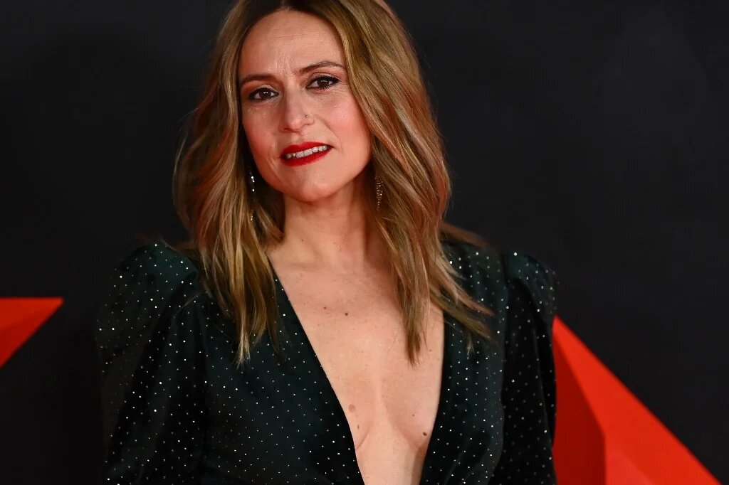 La comédienne basque espagnole, devenue célèbre dans le monde entier grâce à son rôle dans La Casa de Papel, participe à la 17e édition du Festival du film Fi-Sahara (AFP/Gabriel Bouys)