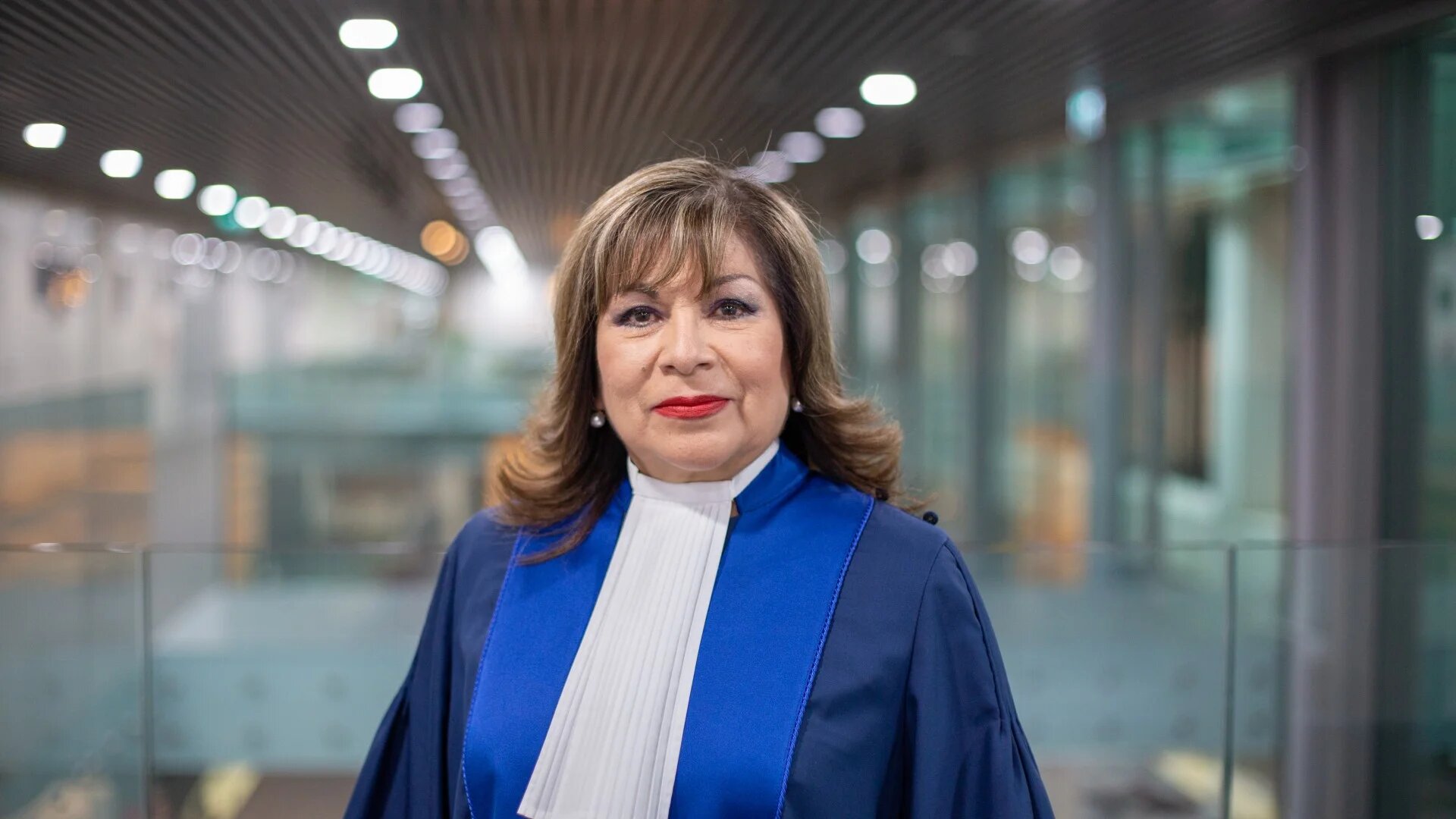 Judge Luz Ibanez, from Peru, is among six judges sanctioned by the administration of US President Donald Trump for their work investigating atrocities in Palestine and Afghanistan (ICC/Flikr)