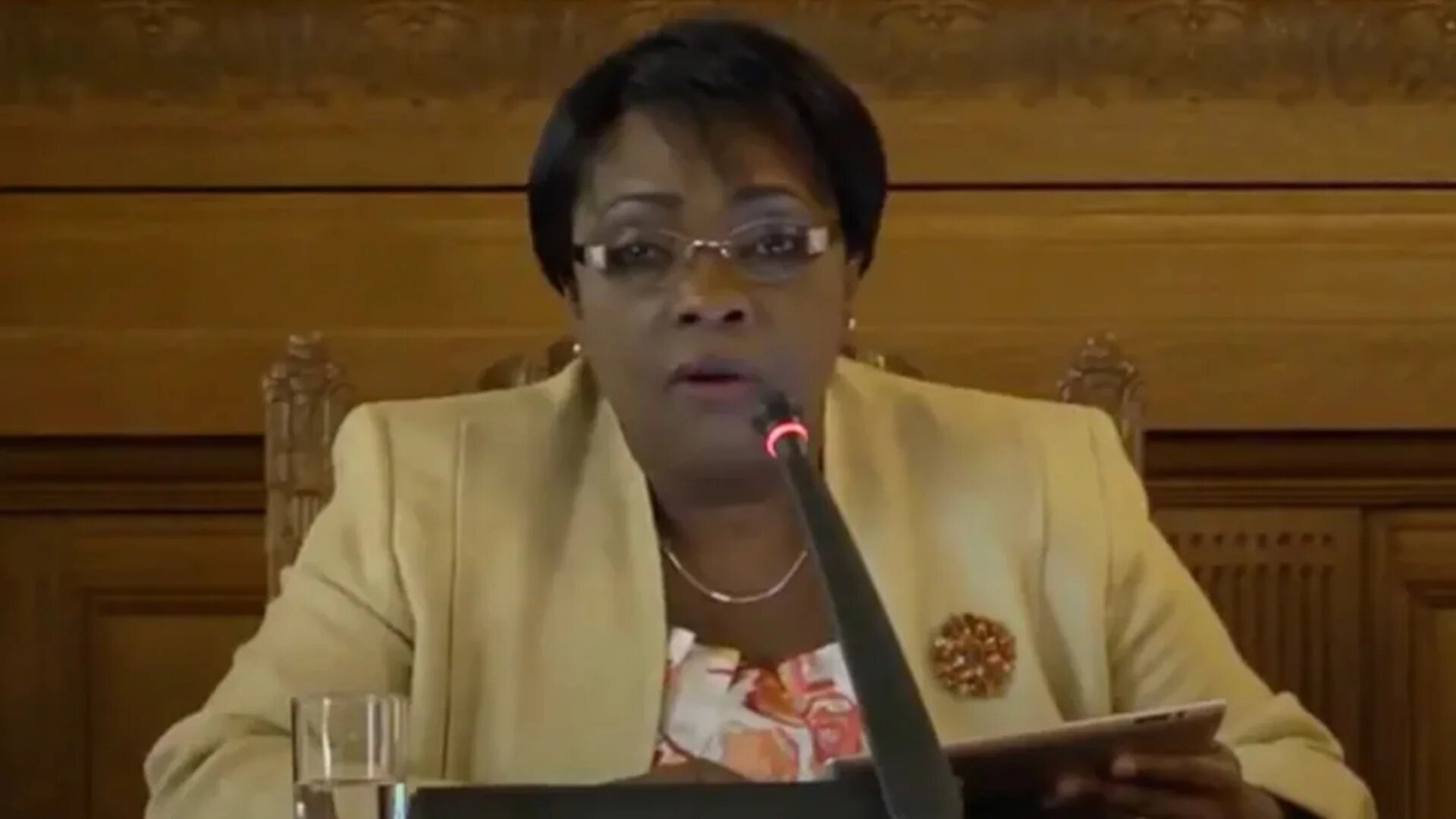 Julia Sebutinde, a Ugandan judge, is the vice president of the International Court of Justice (Screengrab/Youtube)