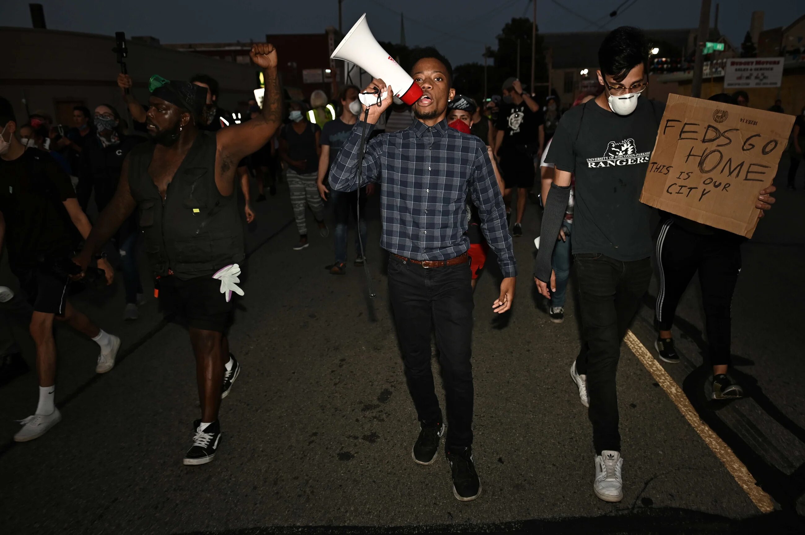 The police shooting of Jacob Blake triggered widespread protests in Kenosha, Wisconsin.