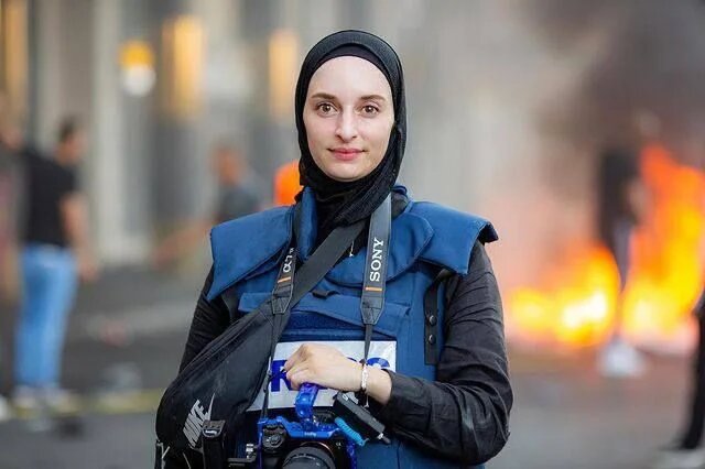 Israeli forces raided journalist Latifeh Abdellatif's home on Sunday night at the Damascus gate in occupied Jerusalem's Old City, accusing her of sharing "Incitement" material on online platforms (Instagram/latifeh_abdellatif)