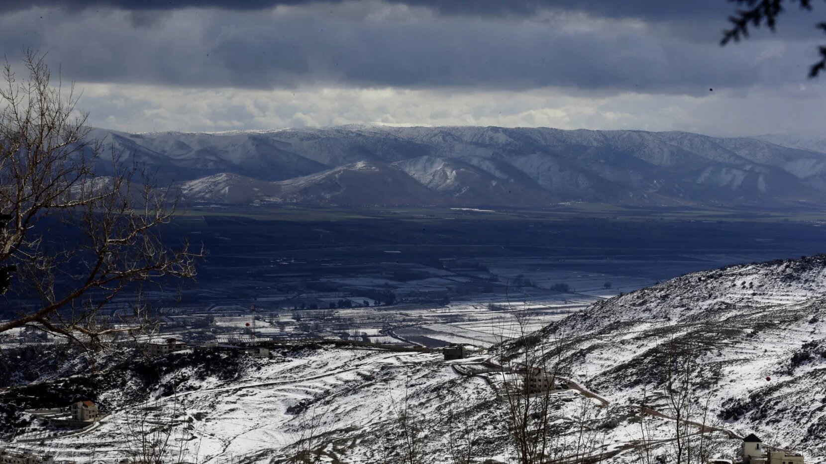 Lebanon's Beqaa valley on 31 January 2017 (Joseph Eid/AFP)