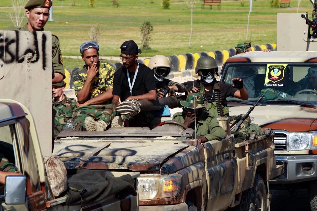 Libya has been split between areas controlled by the internationally recognised government and forces loyal to Khalifa Haftar