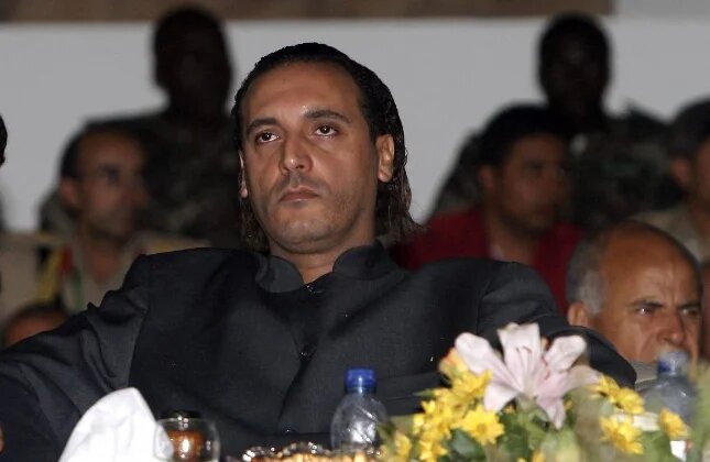 Hannibal Kadhafi, fils de Mouammar Kadhafi, le 2 septembre 2009, lors d’une célébration officielle à Tripoli, en Libye (AFP/Mahmud Turkia)