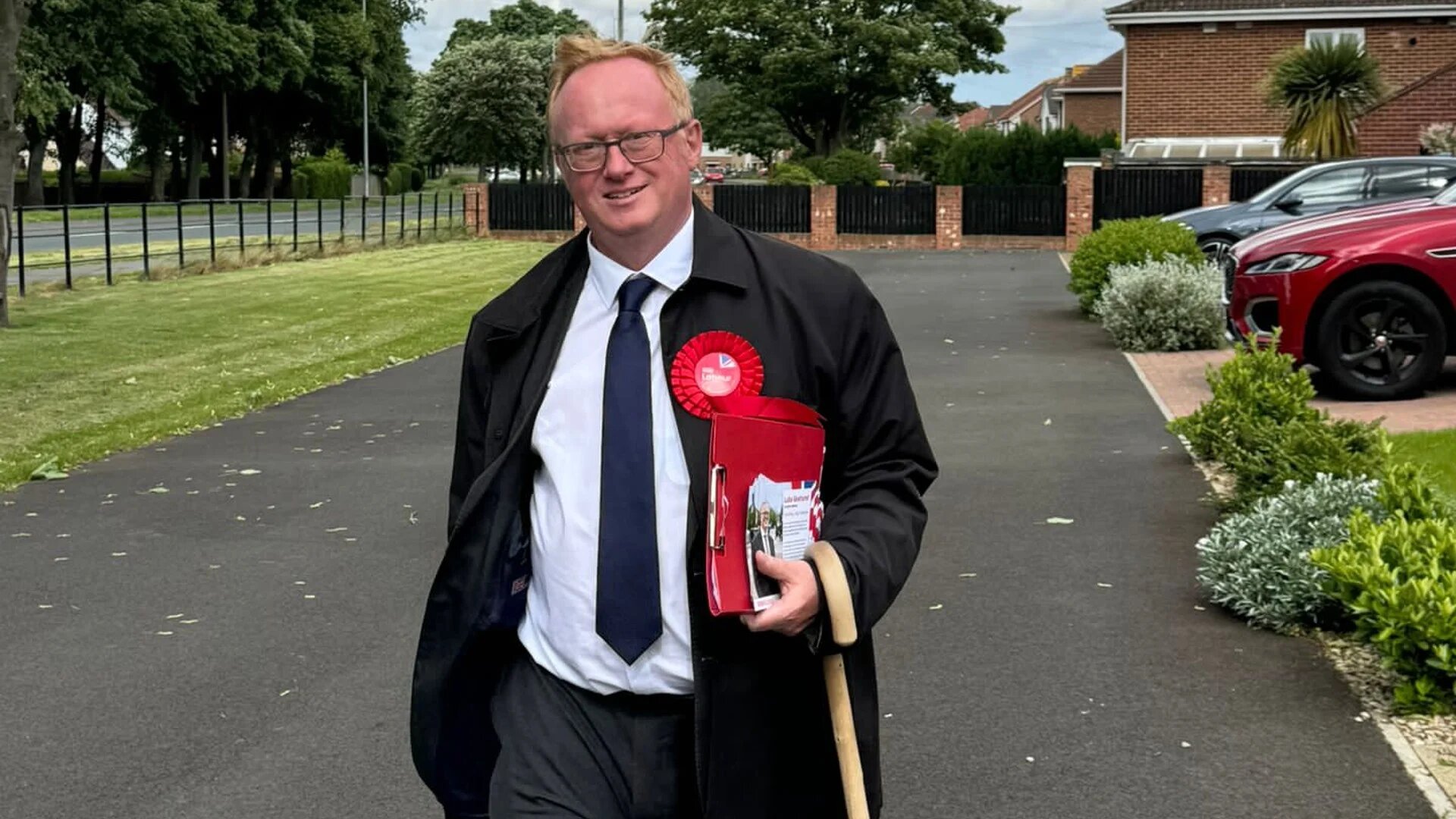 Luke Akehurst was selected by Labour to run in North Durham, in the northeast of England, in the upcoming general election (X/Luke Akehurst)