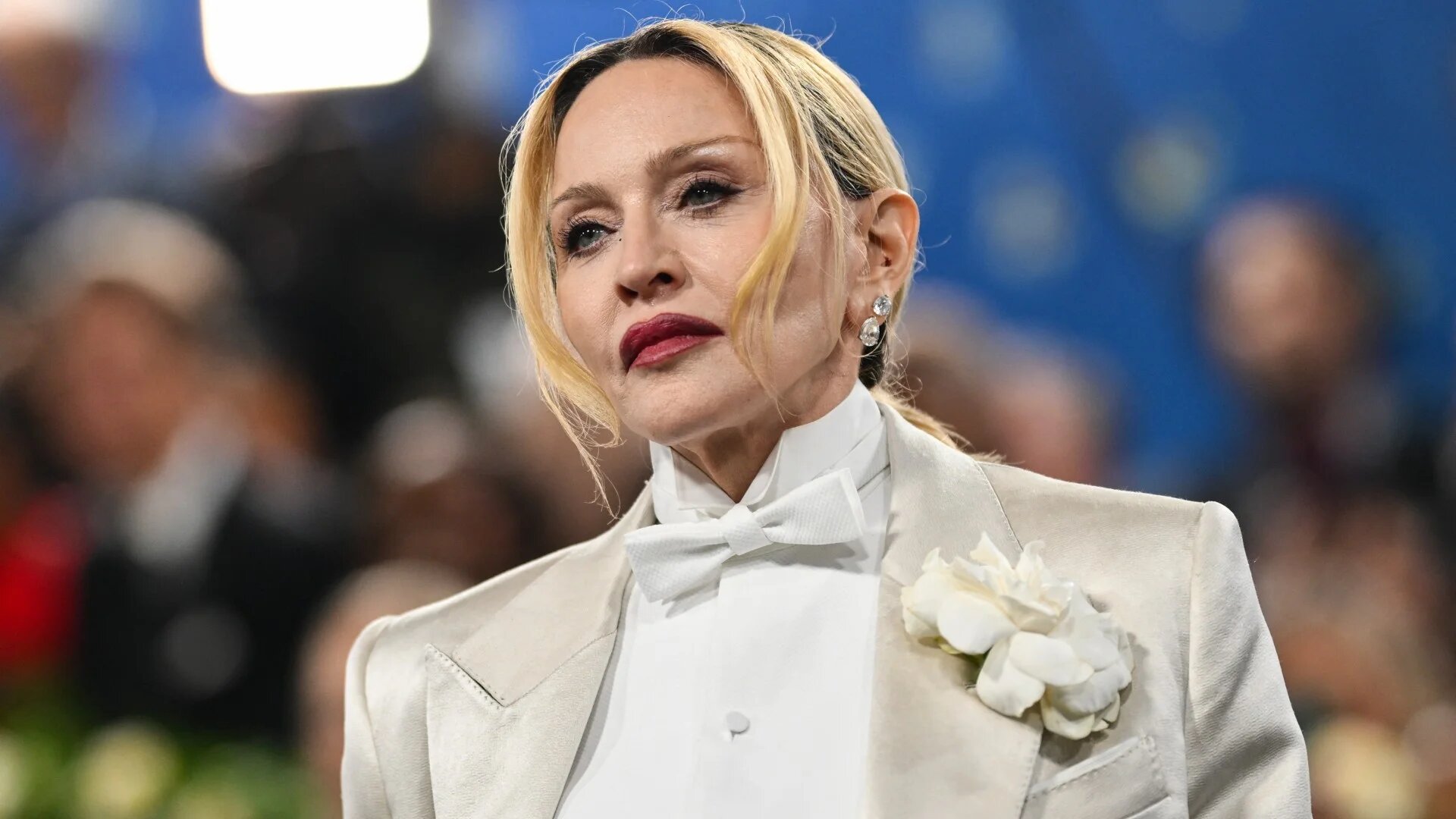 US singer-songwriter Madonna arrives for the Met Gala at the Metropolitan Museum of Art on 5 May 2025, in New York (AFP/Angela Weiss)