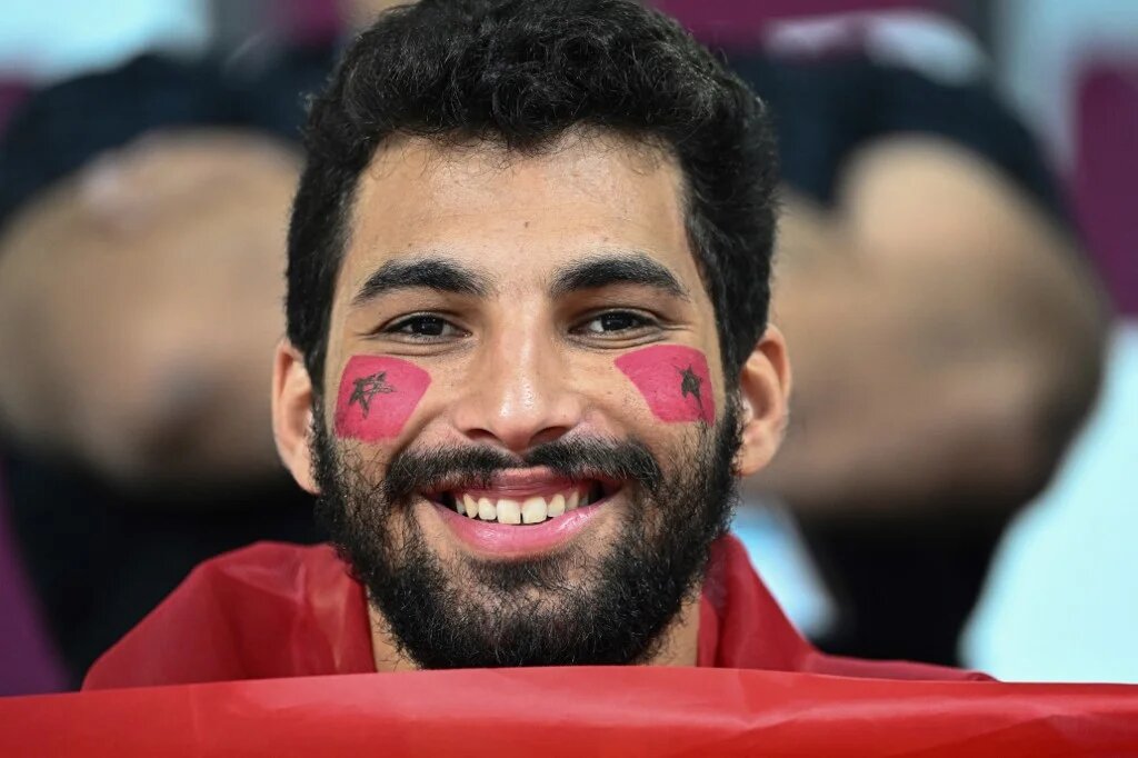 Le Maroc est également candidat à l’organisation de la Coupe du monde 2030 avec l’Espagne et le Portugal (AFP/Jewel Samad)