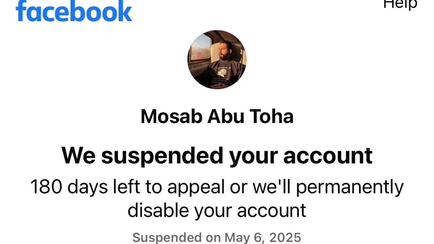 Mosab Abu Toha left Gaza in 2024 following international pressure on Israel after he was abducted by Israeli forces, taken to a prison in the Negev desert and beaten (Screengrab)