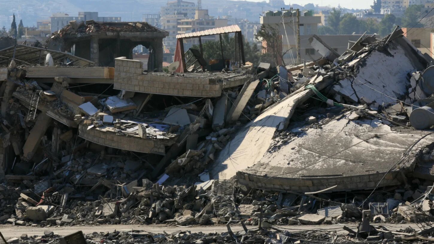 Nabatieh, one of the most heavily-bombed cities in Israel's war on Lebanon, faces the difficult challenge to rebuild (Mahmoud Zayyat/AFP)