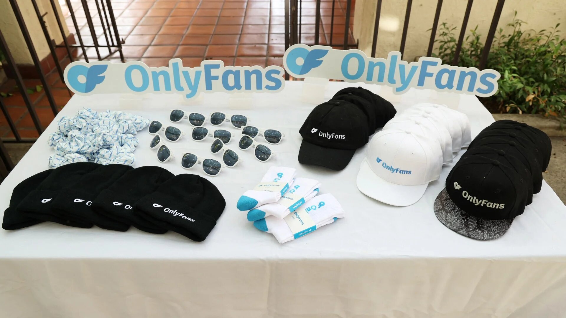 A picture taken during an OnlyFans tea party hosted on 1 November 2022 in Los Angeles, California (AFP)