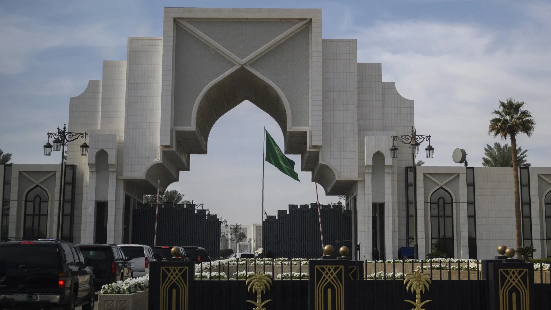 The Saudi Royal Court in Riyadh on 14 January 2019 (AFP/Pool/Andrew Caballero-Reynolds)