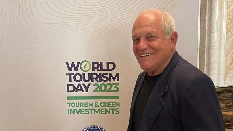 Israel’s tourism minister, Haim Katz, arrived in Saudi Arabia on Tuesday