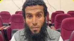 Mohammad Saad Kamel, known by the nom de guerre of Abu Hamza al-Qadi, appears in a photo shared by the Union of Sinai Tribes in September 2021 (Facebook/Screengrab)