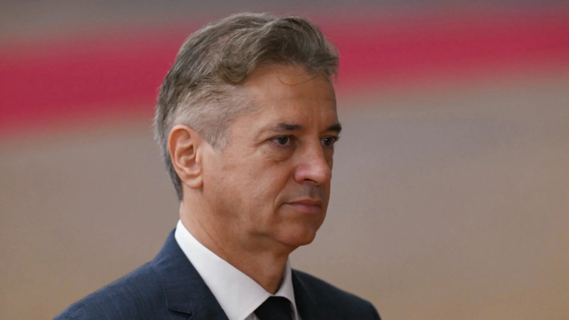 Slovenia's Prime Minister Robert Golob arrives to attend the European Council in Brussels on 26 June 2025 (AFP)