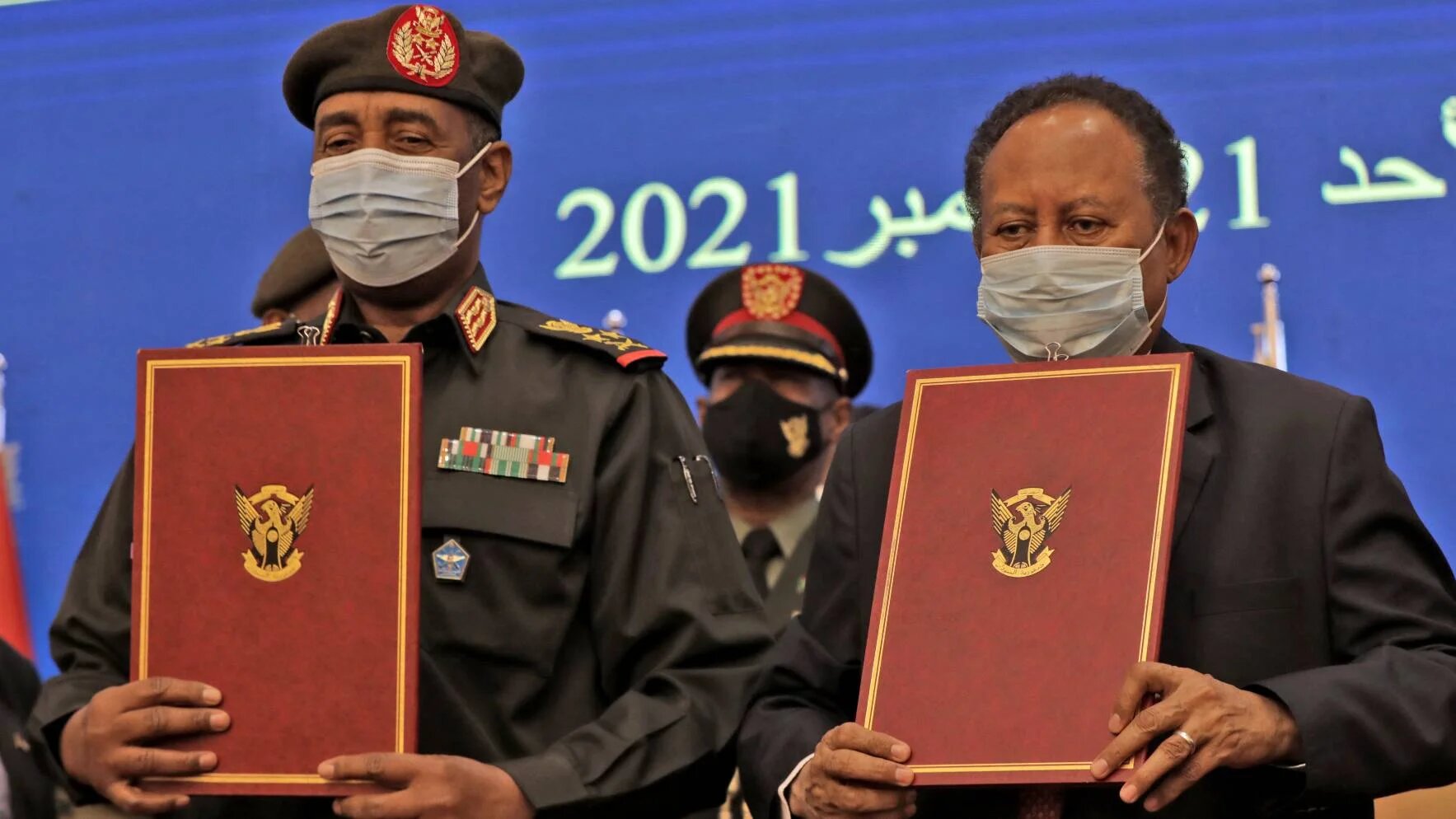 On Sunday, the military reinstated Prime Minister Abdalla Hamdok under an agreement signed with General Abdel Fattah al-Burhan.