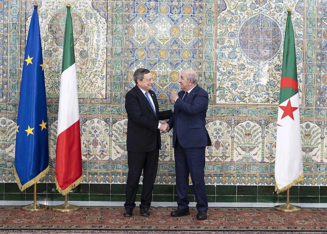 En 2020, le volume global des échanges commerciaux entre Alger et Rome a atteint près de 6 milliards de dollars (Présidence algérienne)