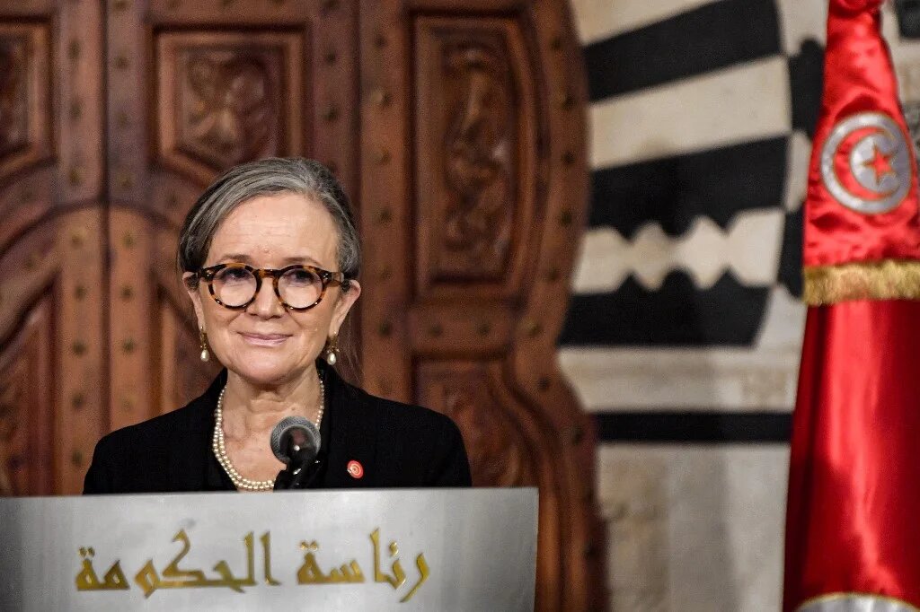 Najla Bouden a été remplacée par un ancien haut cadre de la Banque centrale, Ahmed Hachani (AFP/Fethi Belaïd)