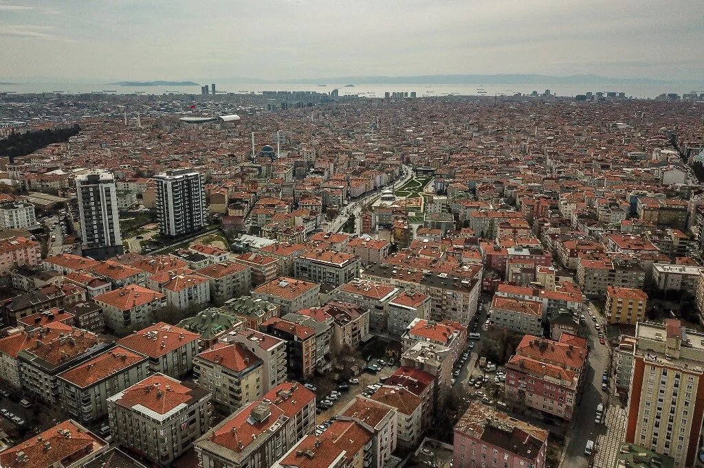 Vue générale du district de Bağcılar, à Istanbul (AFP/Ozan Kose)
