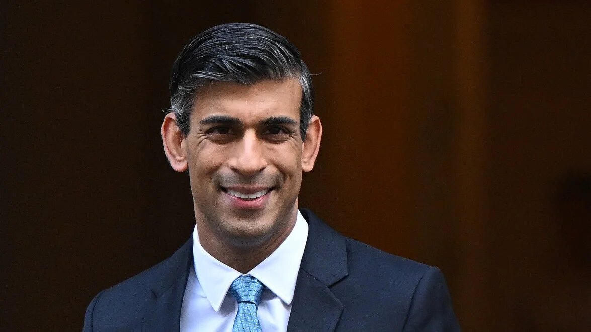 Britain's Prime Minister Rishi Sunak leaves 10 Downing Street in central London on 23 November 2022.