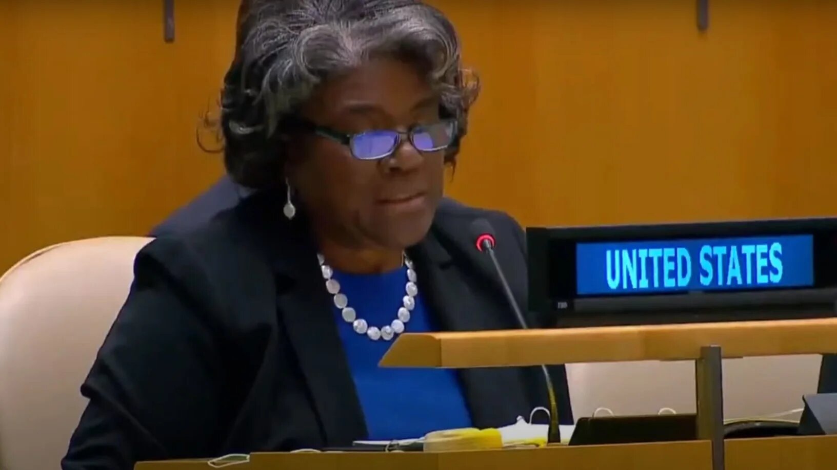 Linda Thomas-Greenfield said the US had formally recognised that Muslims are increasingly subject to “discrimination and violence” (UNTV)