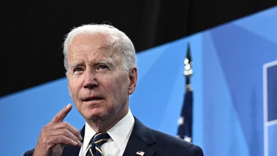 US President Joe Biden spoke during a news conference in Madrid, Spain on 30 June 2022