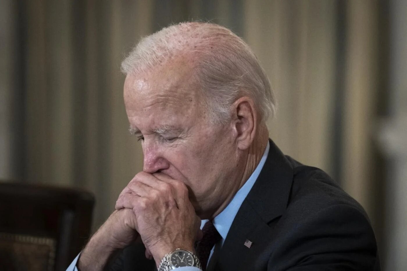 Le président américain Joe Biden à la Maison-Blanche, le 4 octobre 2022 (AFP)
